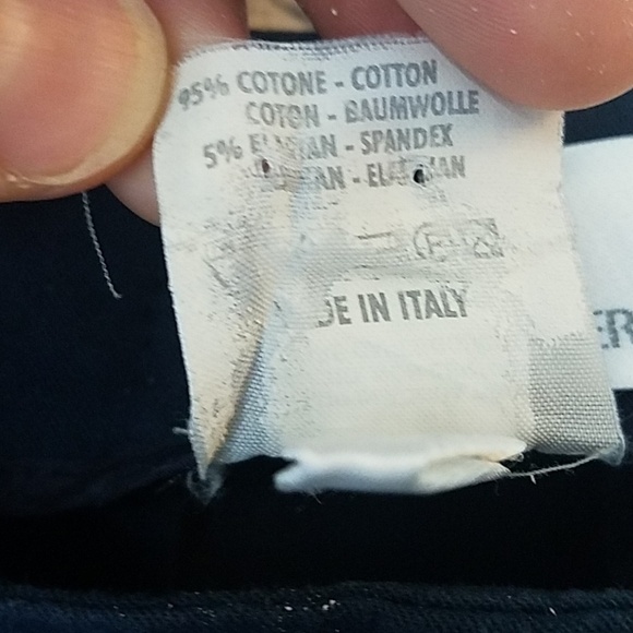 GUNEX Bergdorf Goodman navy pants sz 4 Italy - Picture 3 of 8